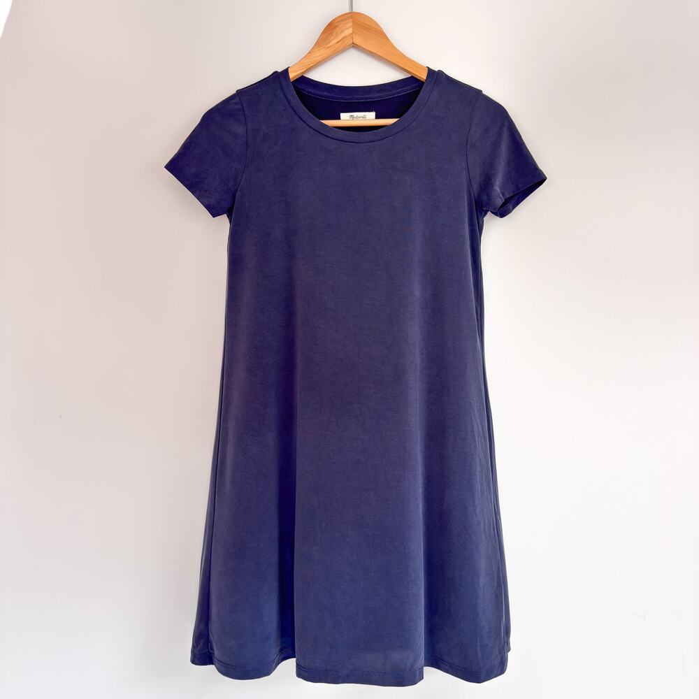Madewell Women's Dress Size XS Swingy Tee Dress in Navy